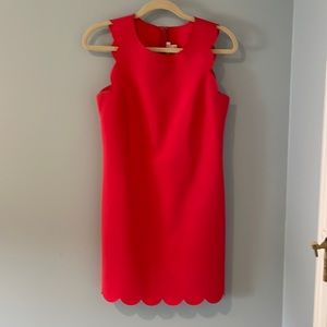 J Crew factory scalloped dress